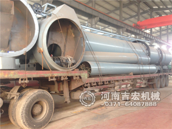 脫硫石膏烘干機發貨現場