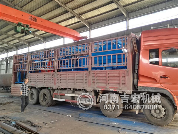 砂石生產線全套設備發貨現場